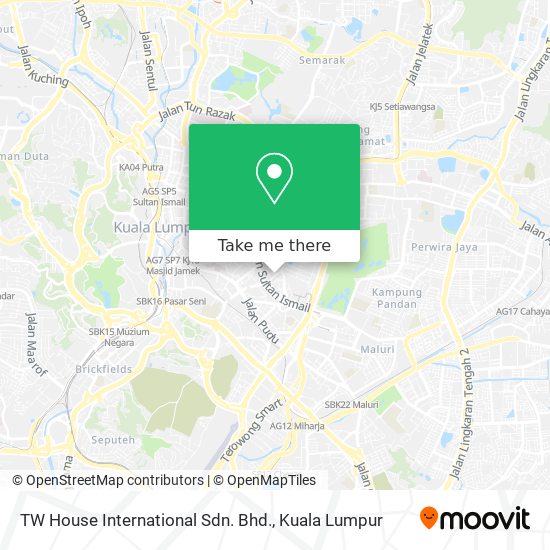 TW House International Sdn. Bhd. map