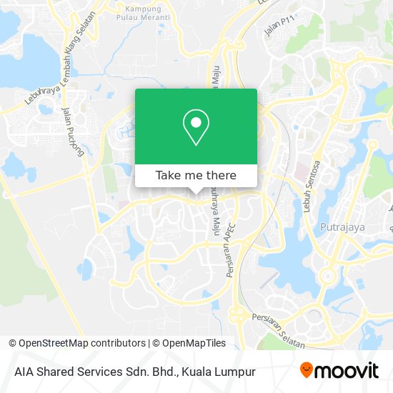 AIA Shared Services Sdn. Bhd. map