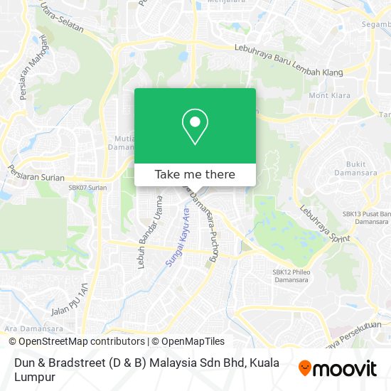 Dun & Bradstreet (D & B) Malaysia Sdn Bhd map