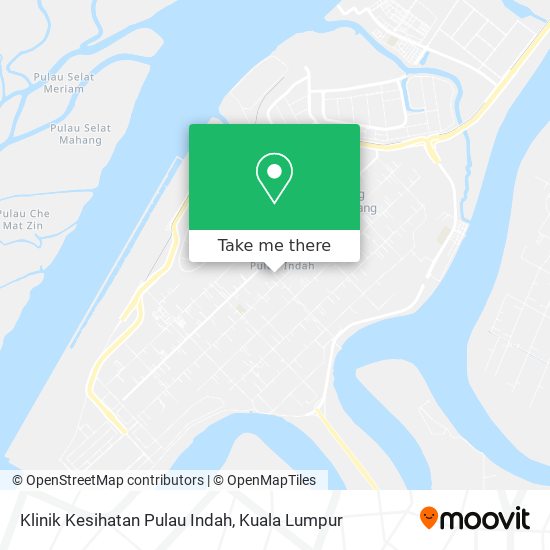 Klinik Kesihatan Pulau Indah map