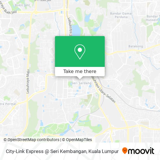 City-Link Express @ Seri Kembangan map