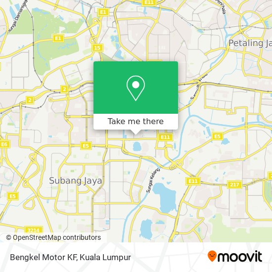 Bengkel Motor KF map