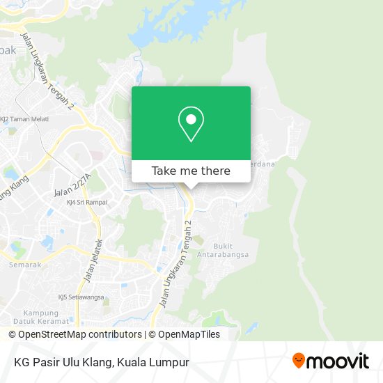 Peta KG Pasir Ulu Klang