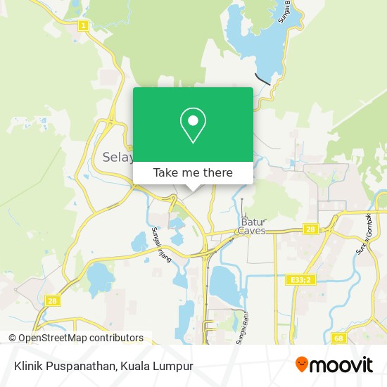 Klinik Puspanathan map