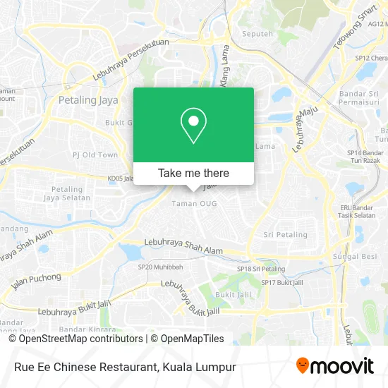 Rue Ee Chinese Restaurant map