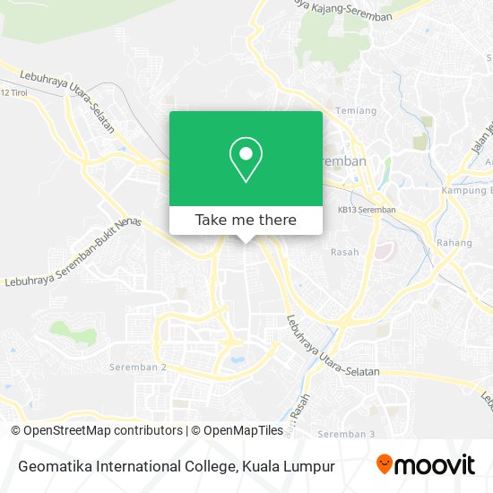 Geomatika International College map