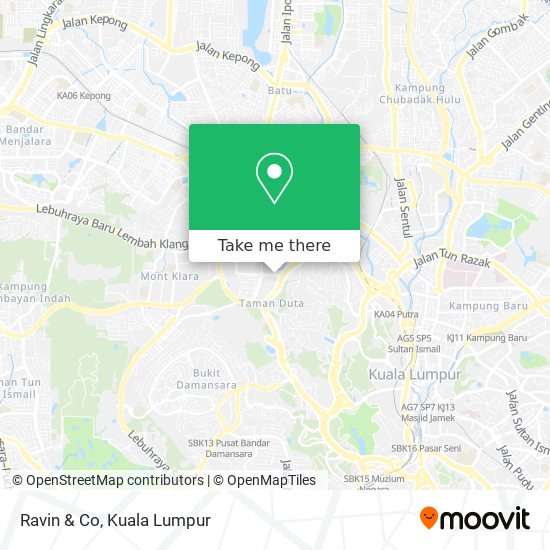 Ravin & Co map