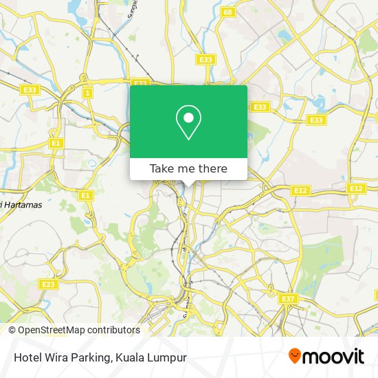 Hotel Wira Parking map