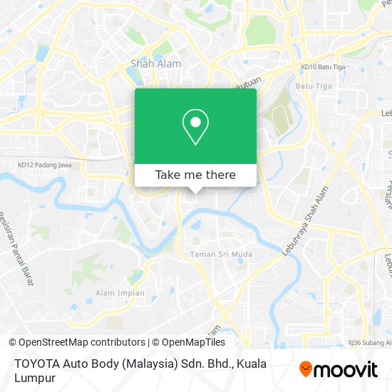 TOYOTA Auto Body (Malaysia) Sdn. Bhd. map