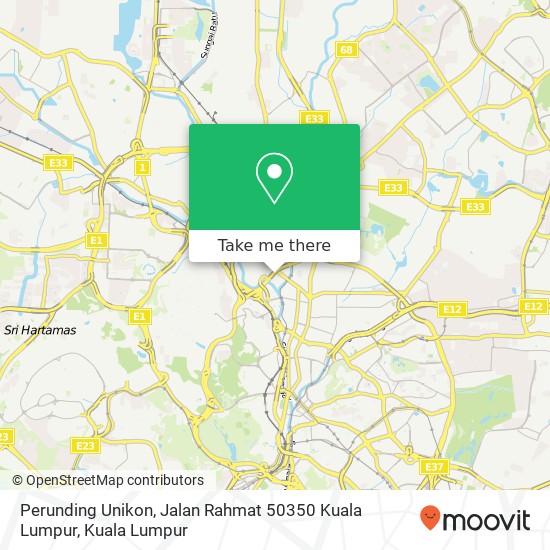 Perunding Unikon, Jalan Rahmat 50350 Kuala Lumpur map