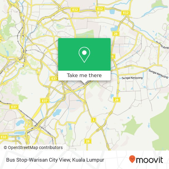 Bus Stop-Warisan City View map