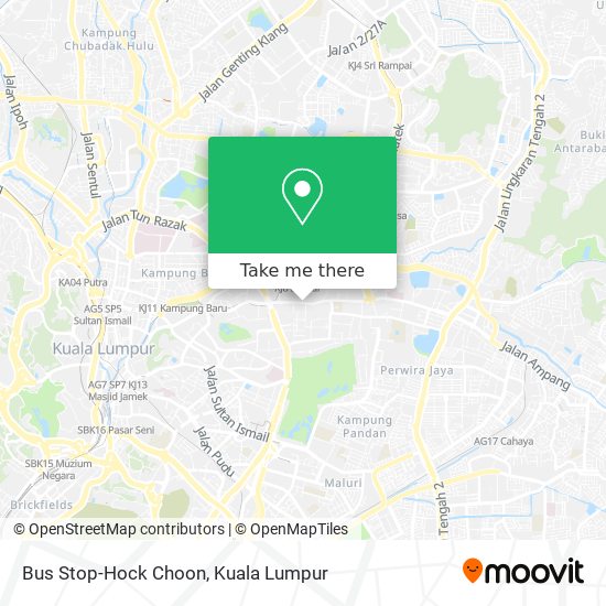 Bus Stop-Hock Choon map