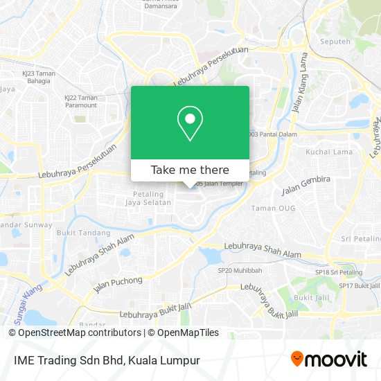 IME Trading Sdn Bhd map