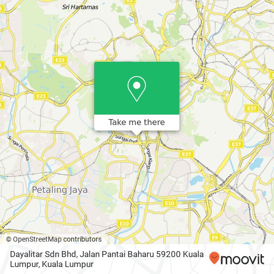 Dayalitar Sdn Bhd, Jalan Pantai Baharu 59200 Kuala Lumpur map