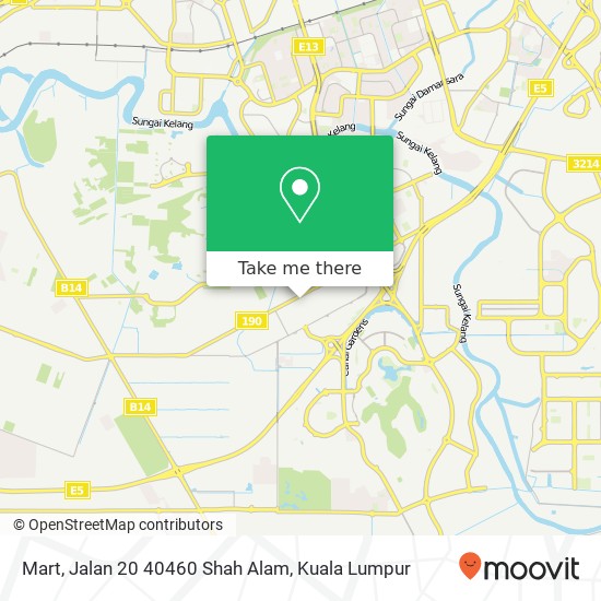 Mart, Jalan 20 40460 Shah Alam map