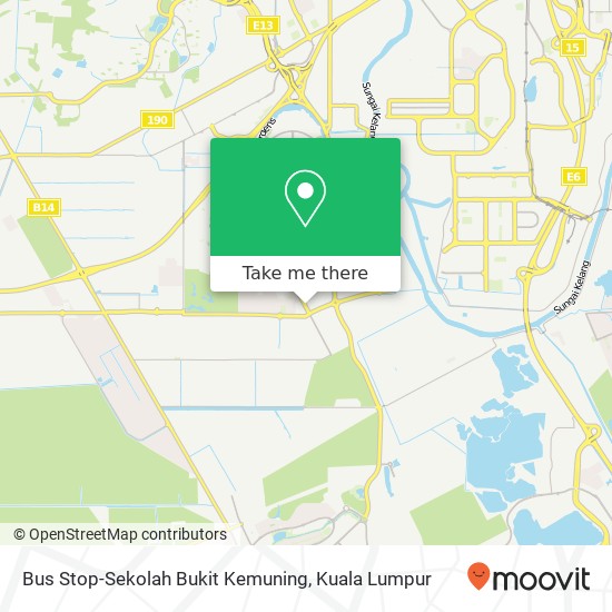 Peta Bus Stop-Sekolah Bukit Kemuning