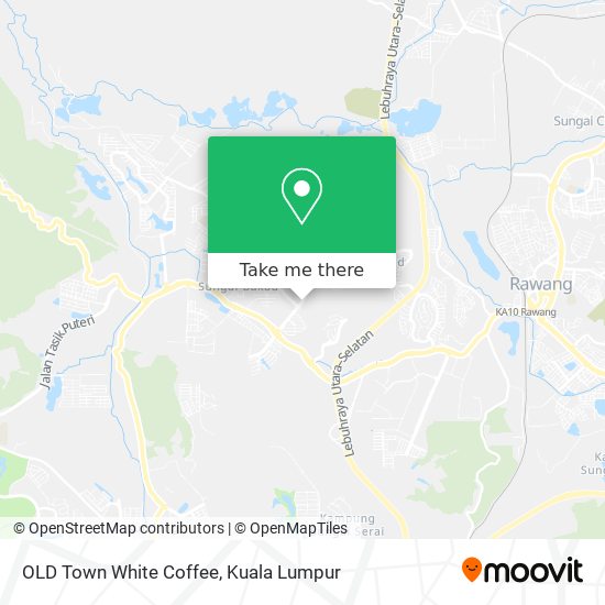 How to get to OLD Town White Coffee in Gombak by Bus or Train