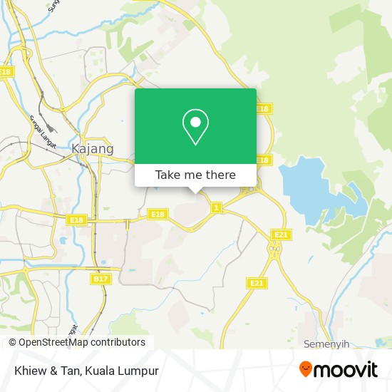 Khiew & Tan map