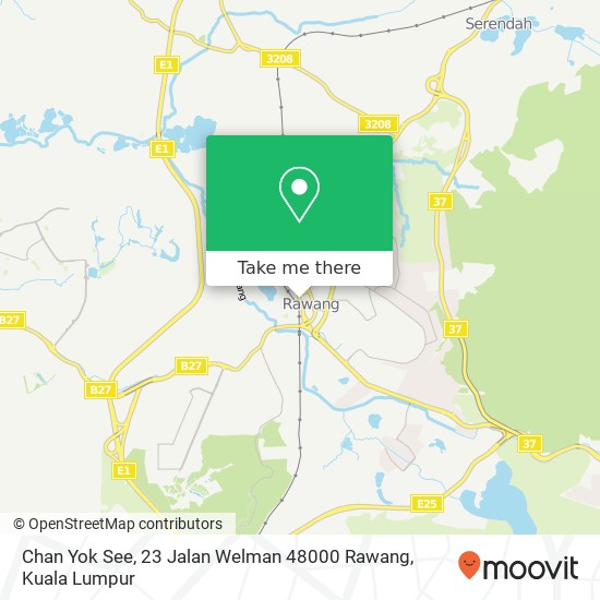 Peta Chan Yok See, 23 Jalan Welman 48000 Rawang