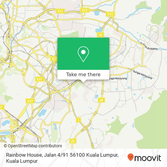 Rainbow House, Jalan 4 / 91 56100 Kuala Lumpur map