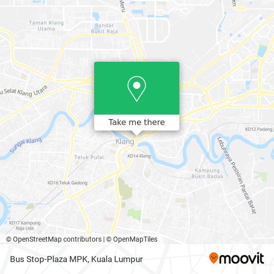 Bus Stop-Plaza MPK map