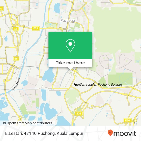 E.Lestari, 47140 Puchong map