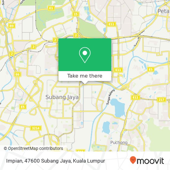 Impian, 47600 Subang Jaya map