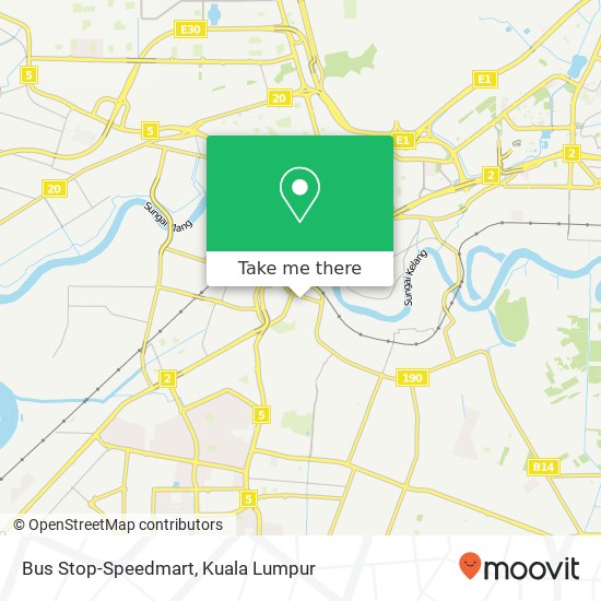 Bus Stop-Speedmart map