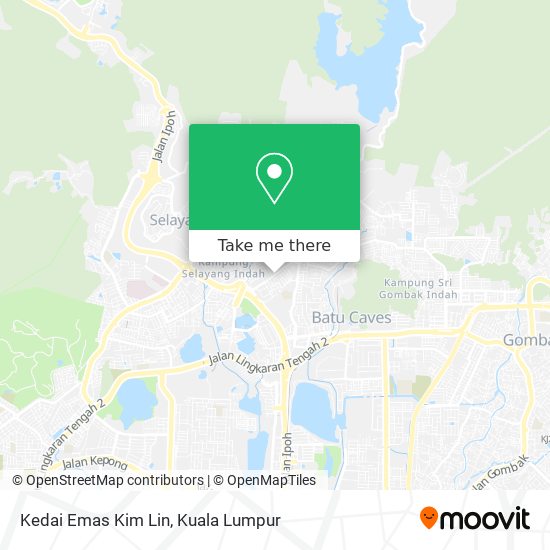 Kedai Emas Kim Lin map