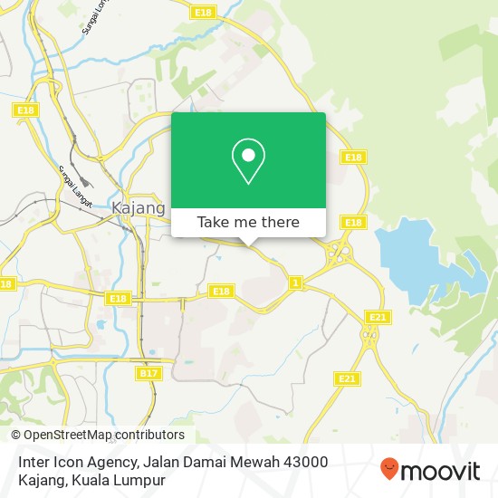Inter Icon Agency, Jalan Damai Mewah 43000 Kajang map
