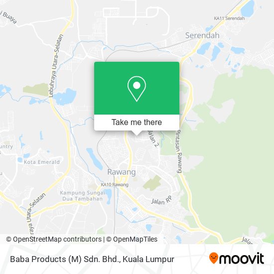 Baba Products (M) Sdn. Bhd. map