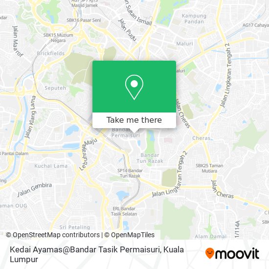 Kedai Ayamas@Bandar Tasik Permaisuri map