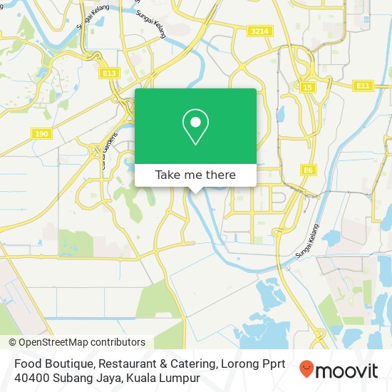 Food Boutique, Restaurant & Catering, Lorong Pprt 40400 Subang Jaya map