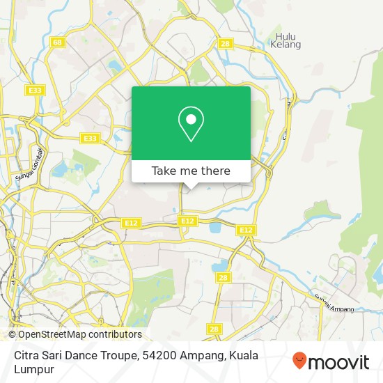 Citra Sari Dance Troupe, 54200 Ampang map