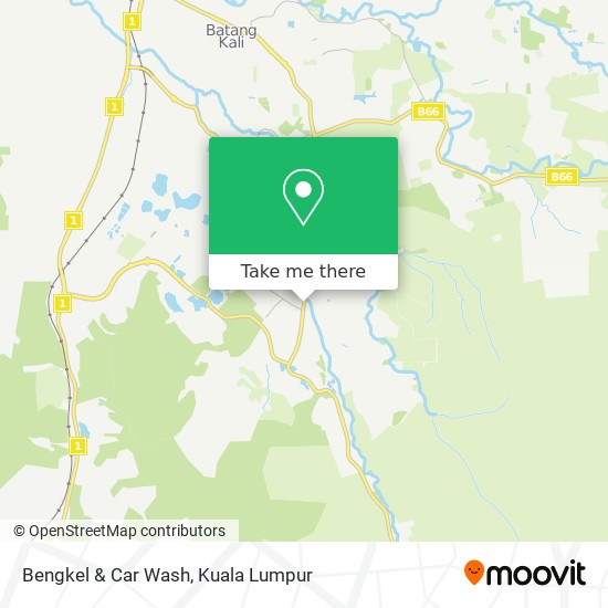 Bengkel & Car Wash map