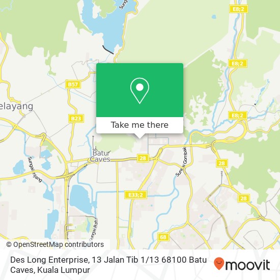 Des Long Enterprise, 13 Jalan Tib 1 / 13 68100 Batu Caves map