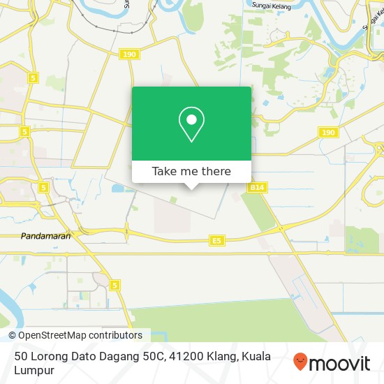 50 Lorong Dato Dagang 50C, 41200 Klang map