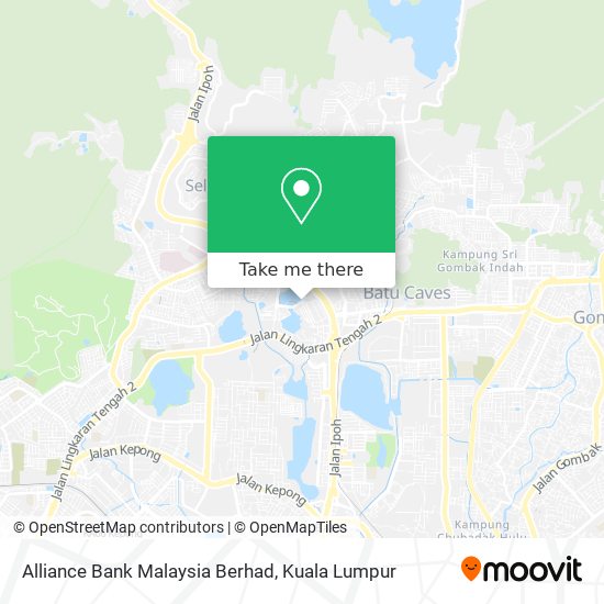Peta Alliance Bank Malaysia Berhad