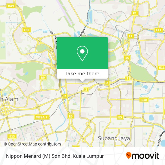 Nippon Menard (M) Sdn Bhd map