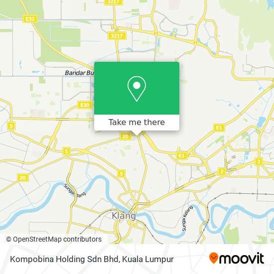 Kompobina Holding Sdn Bhd map