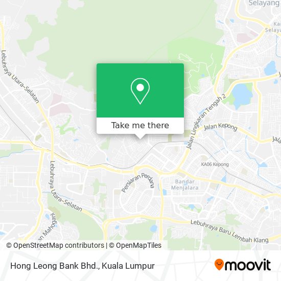 Hong Leong Bank Bhd. map