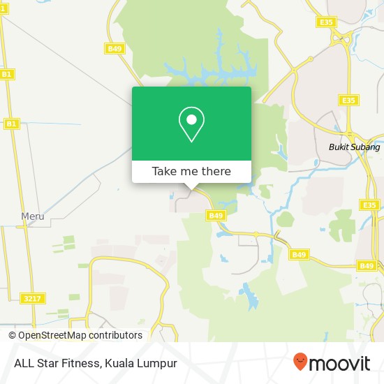 Peta ALL Star Fitness, Jalan Pulau Lumut P U10 / P 40170 Shah Alam