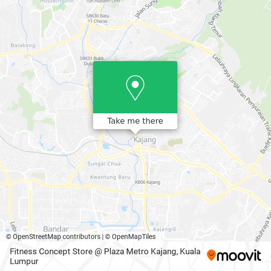 Fitness Concept Store @ Plaza Metro Kajang map