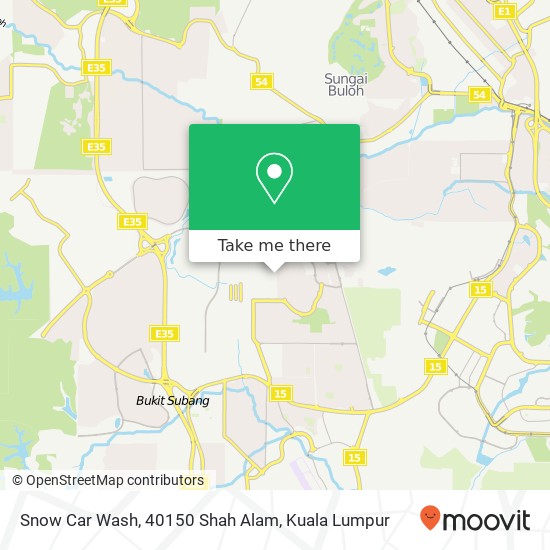 Peta Snow Car Wash, 40150 Shah Alam