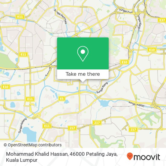Mohammad Khalid Hassan, 46000 Petaling Jaya map