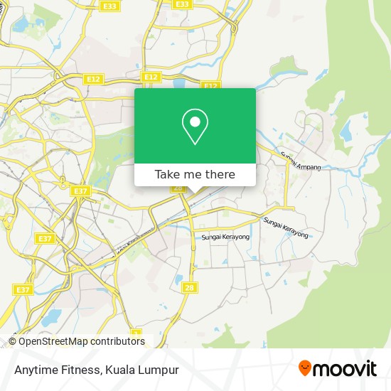 Anytime Fitness map