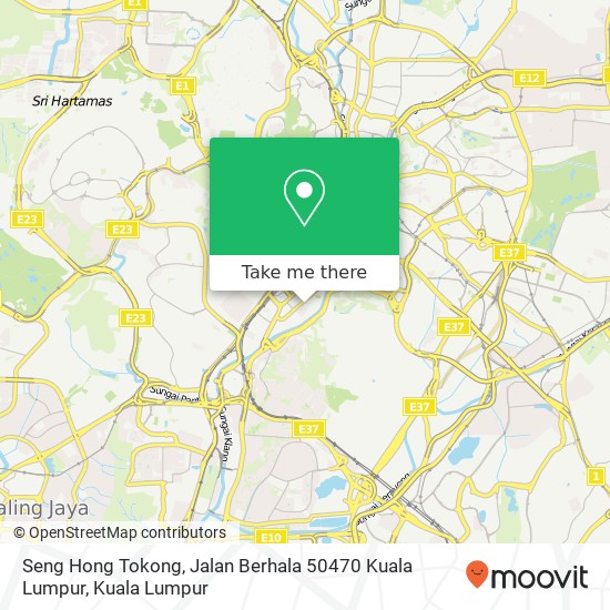 Seng Hong Tokong, Jalan Berhala 50470 Kuala Lumpur map