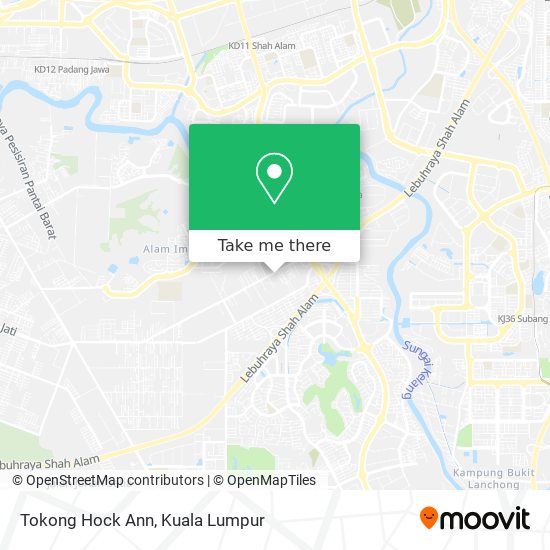 Tokong Hock Ann map