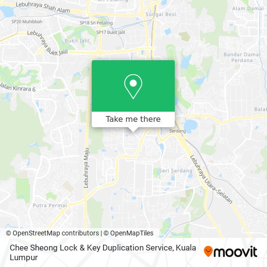 Chee Sheong Lock & Key Duplication Service map