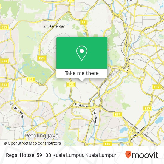 Regal House, 59100 Kuala Lumpur map